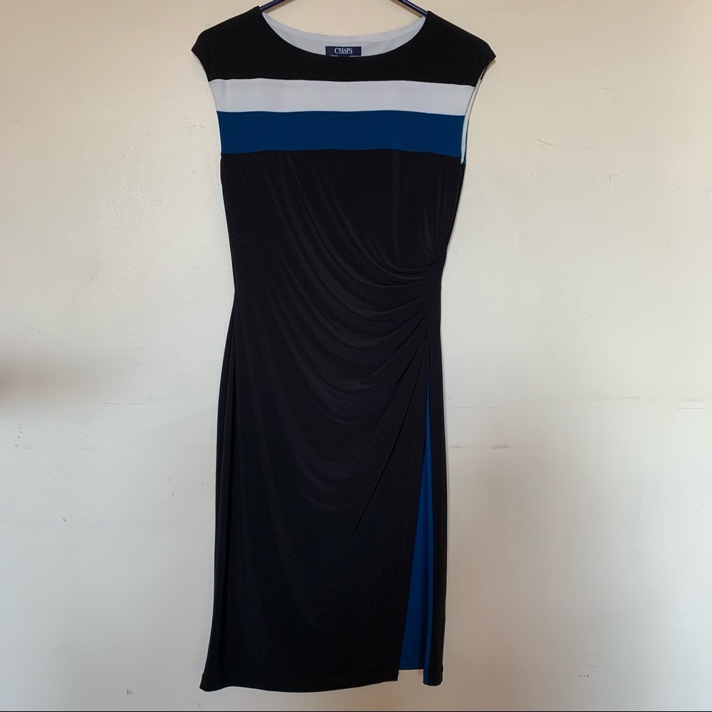 Sleeveless Chaps Dress